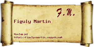 Figuly Martin névjegykártya